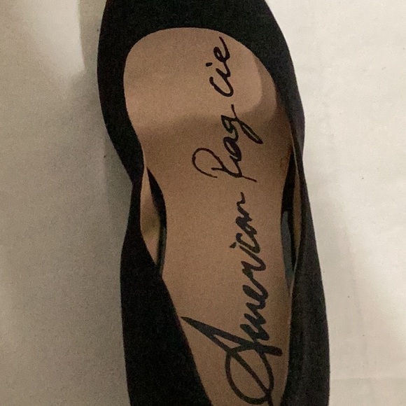 American rag black wedges, size 7 in women. - Picture 7 of 7